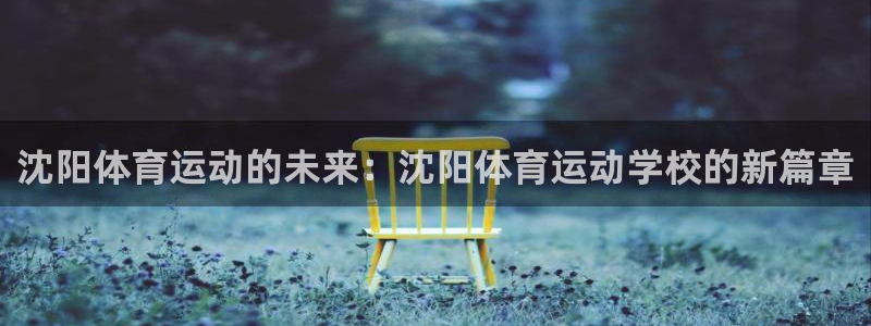JJB竞技宝官方正版app集团：沈阳体育运动的未来：沈阳体育