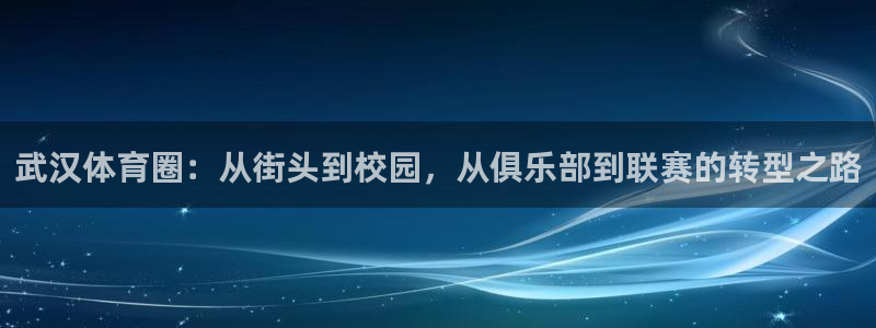 竞技宝怎么样安全吗去哈哈电竞：武汉体育圈：从街头到校园，从俱